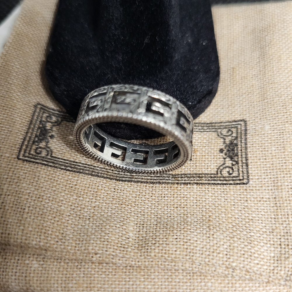 Authentic & iconic Gucci Silver Men's Ring. # 9 - Picture 4 of 7
